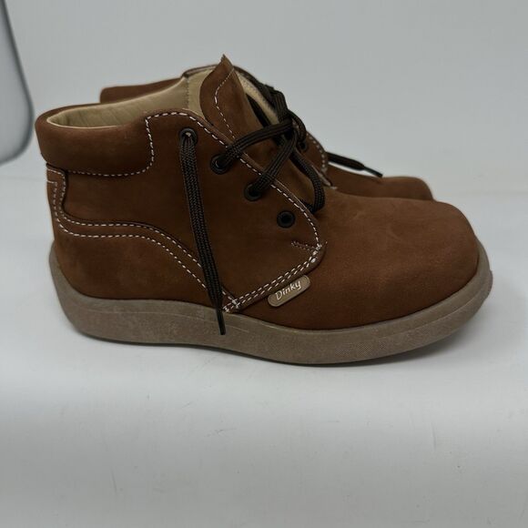 VTG ANKLE BOOTS YOUTH  Size 20/5 ORIGINAL DINKY LEATHER SHOES RARE! Excellent - Picture 2 of 14